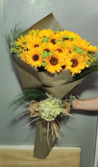 Ayçiçeği buketi